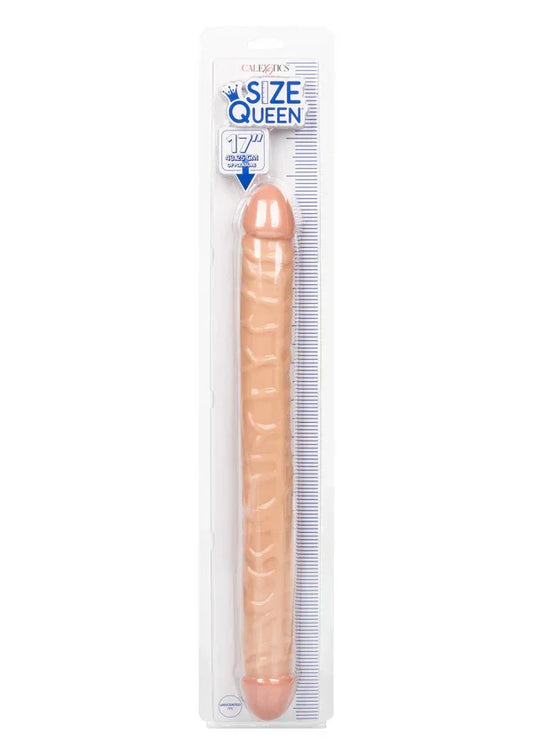 Size Queen Double Dong Skink 17 inch by CalExotics - Happytoys Sexshop: online sex shop for Feeling Happy & Easy 😊 - Discreet geleverd