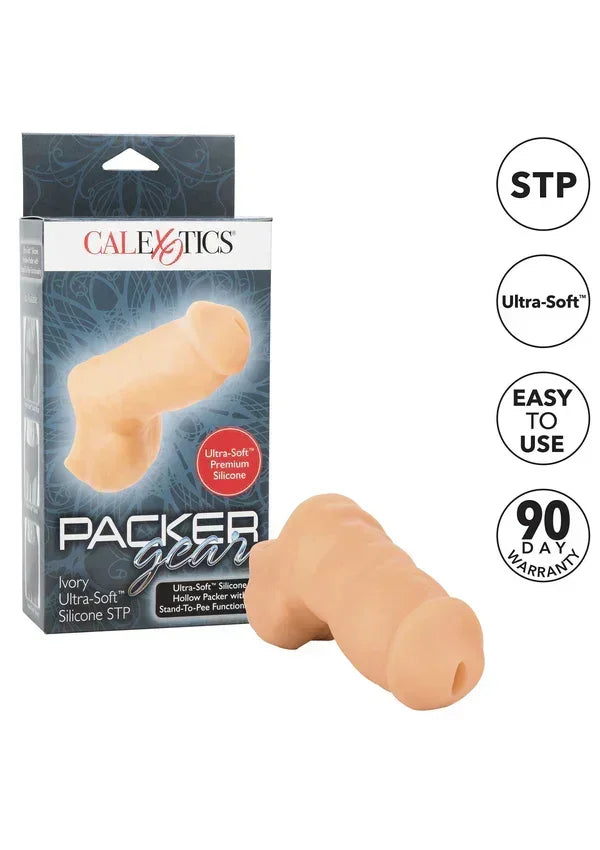 Soft Silicone Stand-To-Pee Skin Light Skin by CalExotics - Happytoys Sexshop: online sex shop for Feeling Happy & Easy 😊 - Discreet geleverd