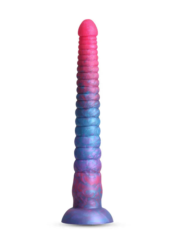 Stacked 12 inch Dildo Blue by NS Novelties - Happytoys Sexshop: online sex shop for Feeling Happy & Easy 😊 - Discreet geleverd