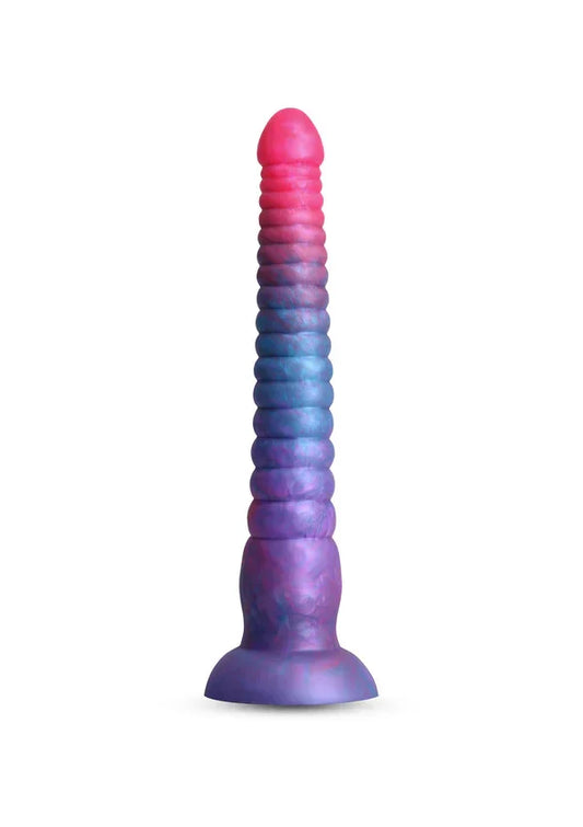 Stacked 9 inch Dildo Blue by NS Novelties - Happytoys Sexshop: online sex shop for Feeling Happy & Easy 😊 - Discreet geleverd