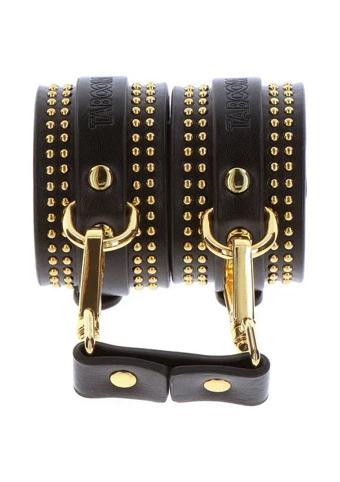 Studded Ankle Cuffs Set by Taboom - Happytoys Sexshop: online sex shop for Feeling Happy & Easy 😊 - Discreet geleverd