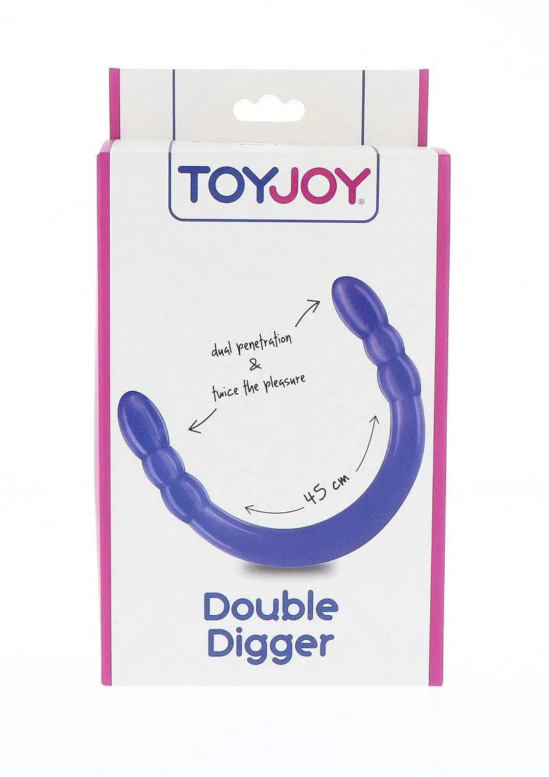 Classics Double Digger 45 cm Dong by ToyJoy - Happytoys Sexshop: online sex shop for Feeling Happy & Easy 😊 - Discreet geleverd