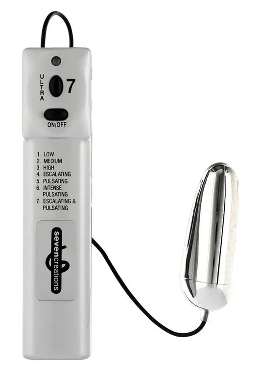 Ultra 7 Vector Egg Vibrating Seven Creations - Happytoys Sexshop: online sex shop for Feeling Happy & Easy 😊 - Discreet geleverd