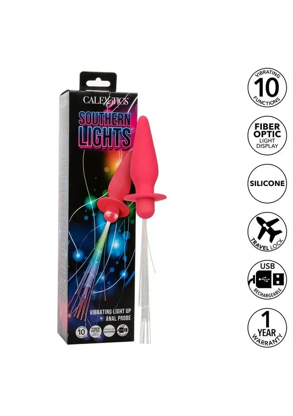Vibrating Light Up Anal Probe @ CalExotics - Happytoys Sexshop: online sex shop for Feeling Happy & Easy 😊 - Discreet geleverd