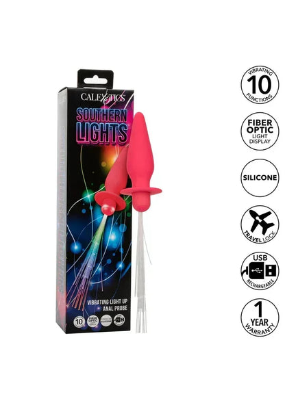 Vibrating Light Up Anal Probe @ CalExotics - Happytoys Sexshop: online sex shop for Feeling Happy & Easy 😊 - Discreet geleverd