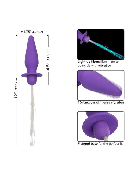 Vibrating Light Up Anal Probe @ CalExotics - Happytoys Sexshop: online sex shop for Feeling Happy & Easy 😊 - Discreet geleverd