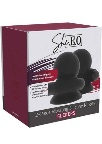 Vibrating Nipple Suckers by She.E.O.