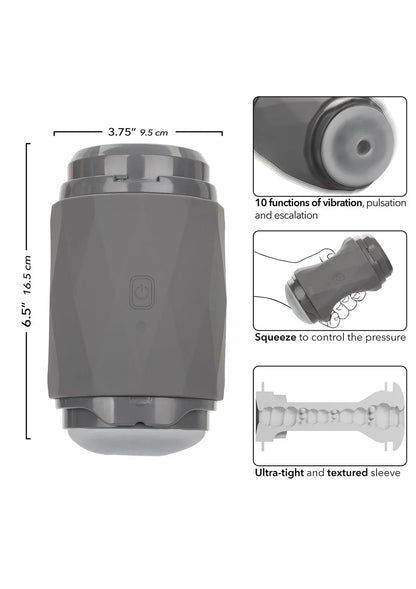 Vibro Squeeze Stroker by CalExotics - Happytoys Sexshop: online sex shop for Feeling Happy & Easy 😊 - Discreet geleverd