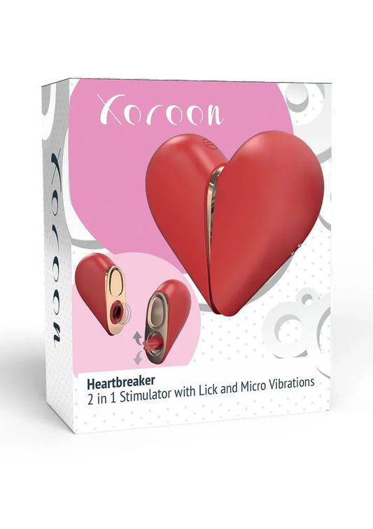 Heartbreaker 2-in-1 Stimulator by Xocoon - Happytoys Sexshop: online sex shop for Feeling Happy & Easy 😊 - Discreet geleverd