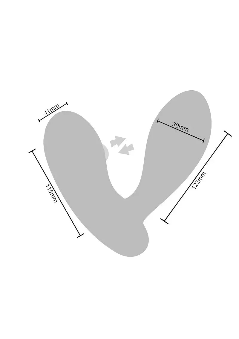 DuoVibe II Tapping Clitoris fingering Vibrator by Xocoon - Happytoys Sexshop: online sex shop for Feeling Happy & Easy 😊 - Discreet geleverd