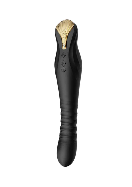 King Thruster Black by Zalo - Happytoys Sexshop: online sex shop for Feeling Happy & Easy 😊 - Discreet geleverd