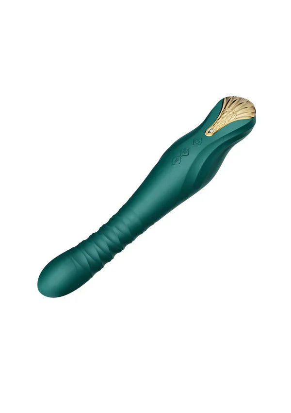 King Thruster Green by Zalo - Happytoys Sexshop: online sex shop for Feeling Happy & Easy 😊 - Discreet geleverd