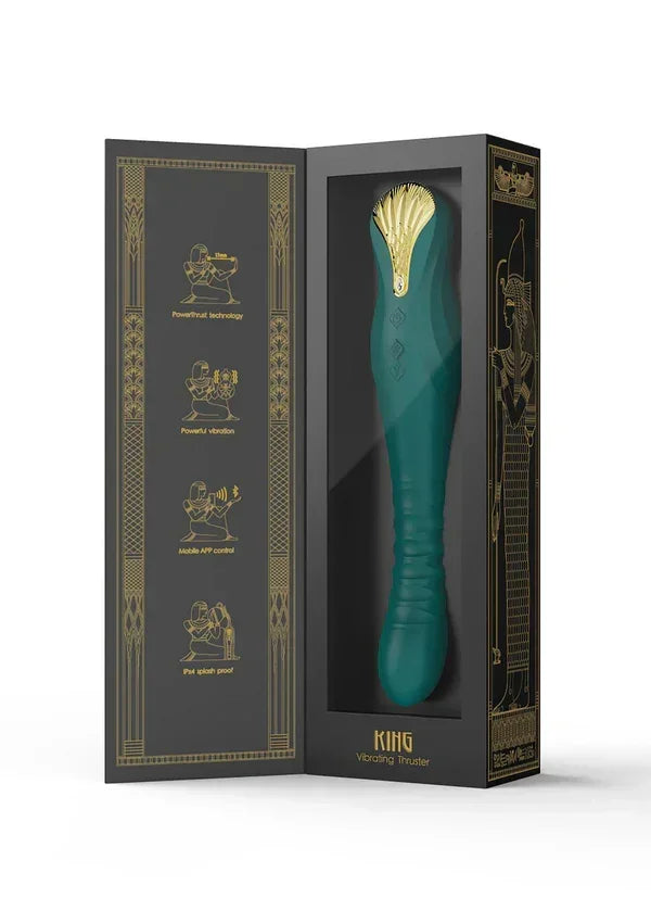 King Thruster Green by Zalo - Happytoys Sexshop: online sex shop for Feeling Happy & Easy 😊 - Discreet geleverd