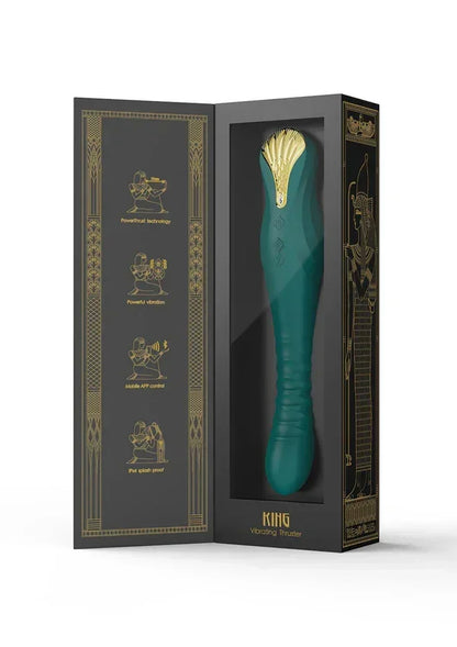 King Thruster Green by Zalo - Happytoys Sexshop: online sex shop for Feeling Happy & Easy 😊 - Discreet geleverd
