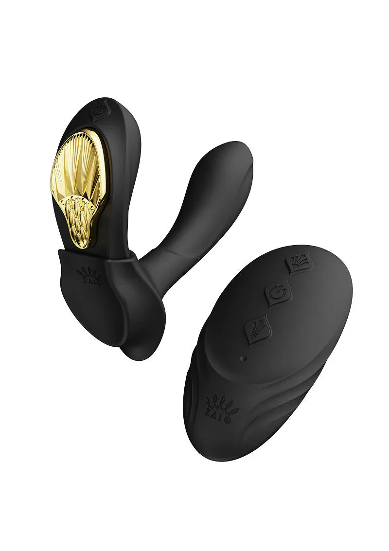 Aya Wearable Vibrator Black by Zalo - Happytoys Sexshop: online sex shop for Feeling Happy & Easy 😊 - Discreet geleverd