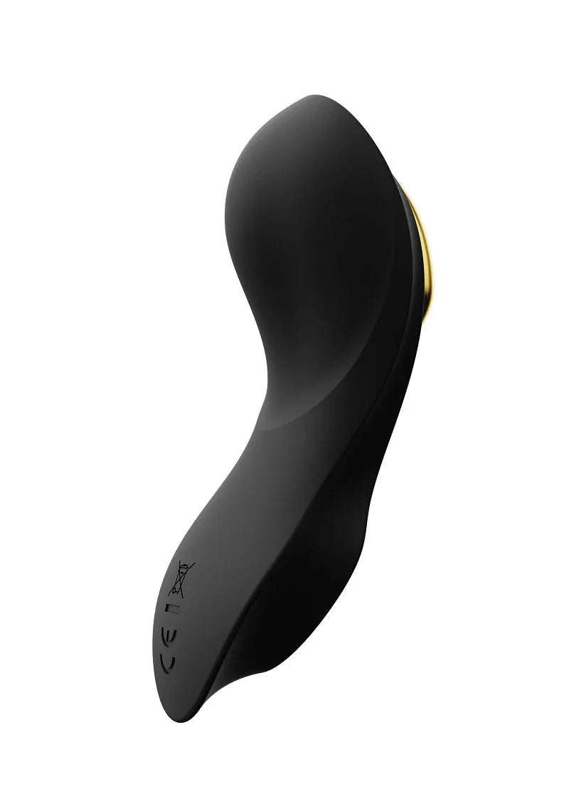 Aya Wearable Vibrator Black by Zalo - Happytoys Sexshop: online sex shop for Feeling Happy & Easy 😊 - Discreet geleverd