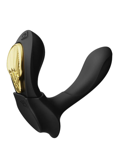 Aya Wearable Vibrator Black by Zalo - Happytoys Sexshop: online sex shop for Feeling Happy & Easy 😊 - Discreet geleverd