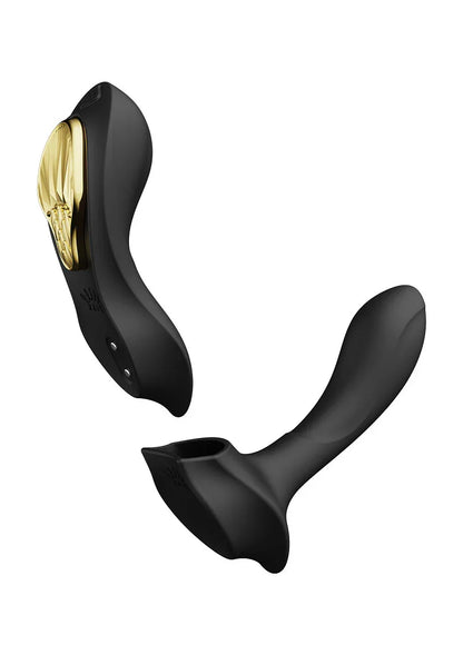 Aya Wearable Vibrator Black by Zalo - Happytoys Sexshop: online sex shop for Feeling Happy & Easy 😊 - Discreet geleverd