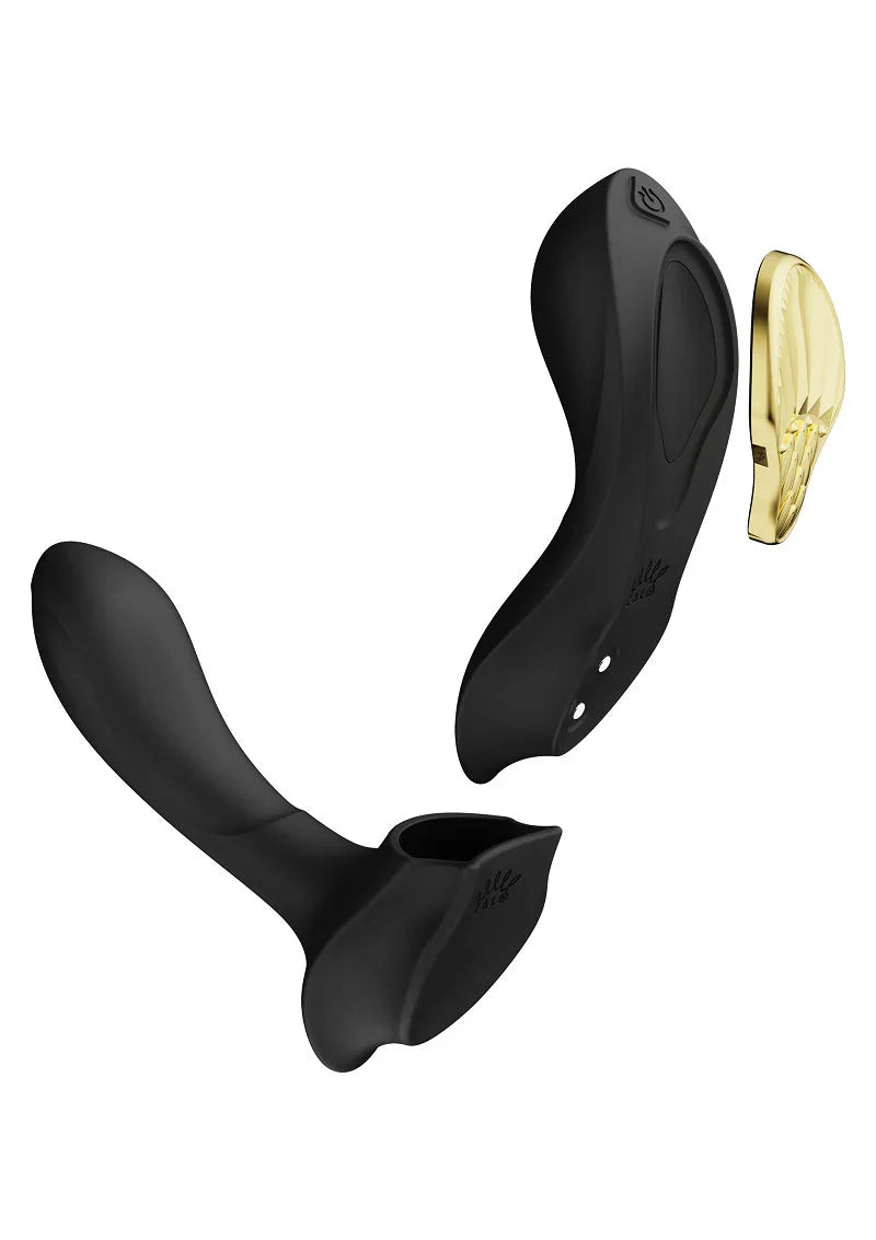 Aya Wearable Vibrator Black by Zalo - Happytoys Sexshop: online sex shop for Feeling Happy & Easy 😊 - Discreet geleverd