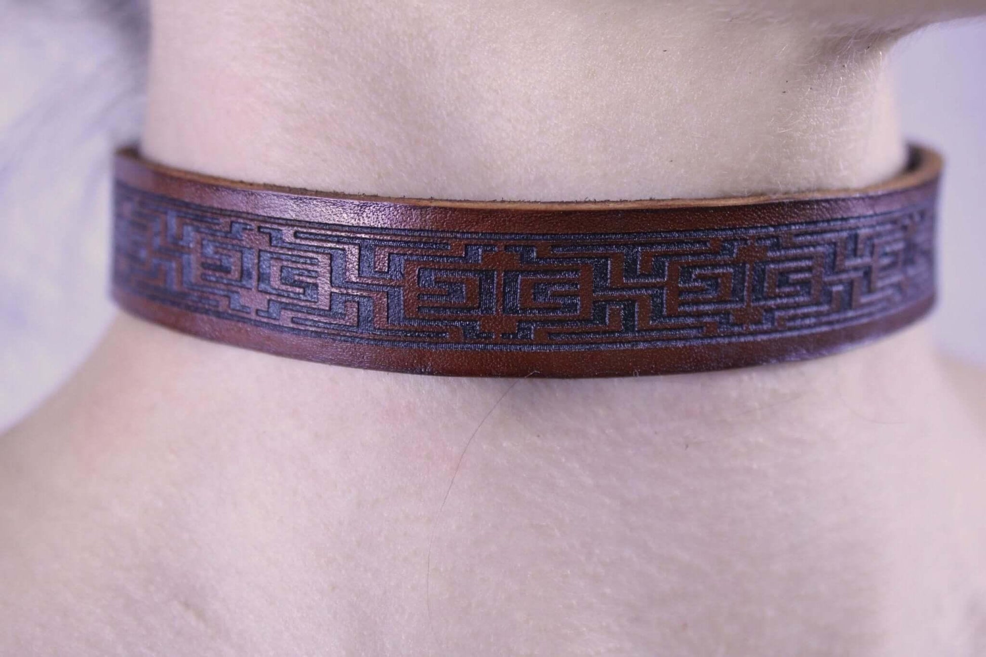 Leather Choker Jewelry For Daywear for Elegant Daywear - Happytoys Sexshop: online sex shop for Feeling Happy & Easy 😊 - Discreet geleverd