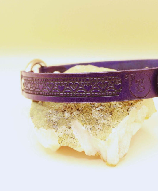 Elegant Leather BDSM Collar Day Collar for Submissive Bondage - Happytoys Sexshop: online sex shop for Feeling Happy & Easy 😊 - Discreet geleverd