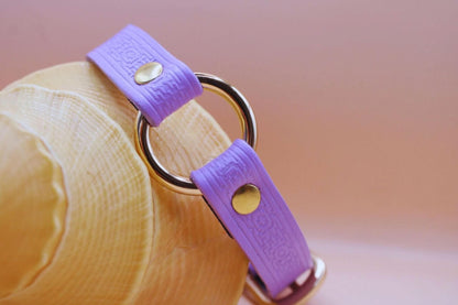 BDSM Day Collar Handmade Lilac BDSM Collar - Submissive Collar - Happytoys Sexshop: online sex shop for Feeling Happy & Easy 😊 - Discreet geleverd