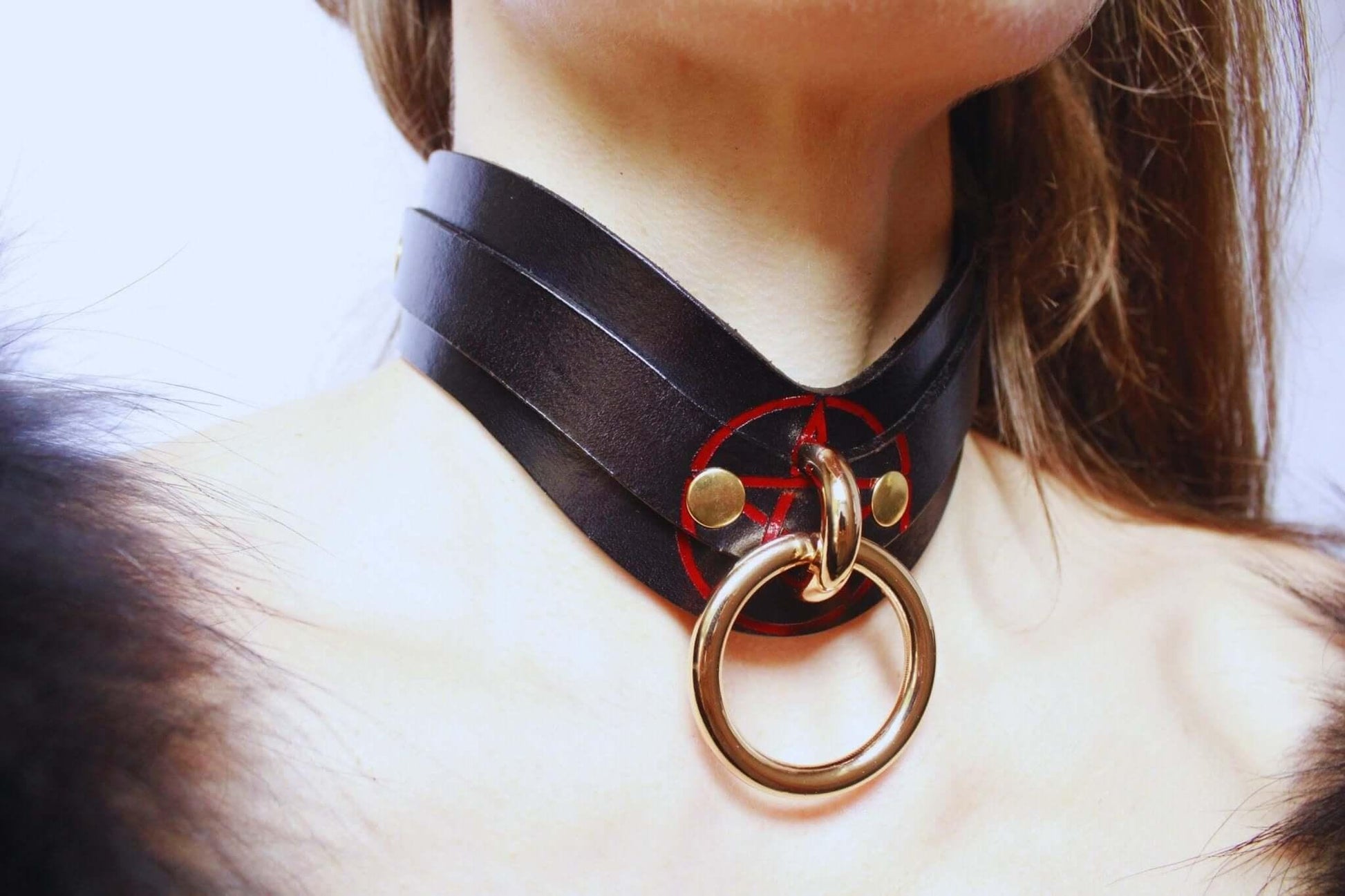 Pentagram BDSM Day Collar Discreet Jewelry For Everyday Wear - Happytoys Sexshop: online sex shop for Feeling Happy & Easy 😊 - Discreet geleverd
