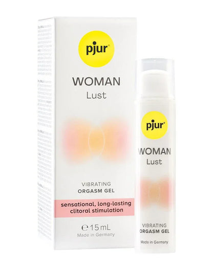 Bestel: Woman Lust - Vibrating Orgasm Gel - 15 ml by Pjur - bij Happytoys: de erotische sex webshop | liever Happy dan Easy ⭐⭐⭐⭐⭐