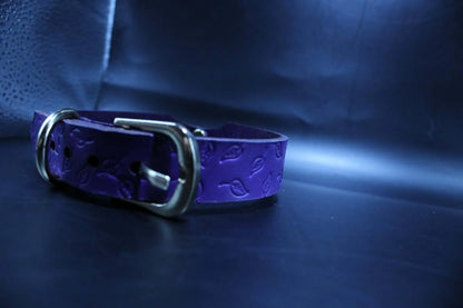 Choker Collar Elegant Purple Leaf O-Ring BDSM Slave Collar - Happytoys Sexshop: online sex shop for Feeling Happy & Easy 😊 - Discreet geleverd