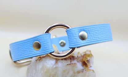 Leather Submissive Collar | Sub Collar with O-Ring - Bondage Jewelry - Happytoys Sexshop: online sex shop for Feeling Happy & Easy 😊 - Discreet geleverd