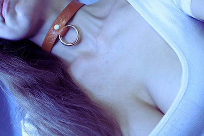 Choker Collar Statement BDSM Submissive Bondage Jewelry - Happytoys Sexshop: online sex shop for Feeling Happy & Easy 😊 - Discreet geleverd